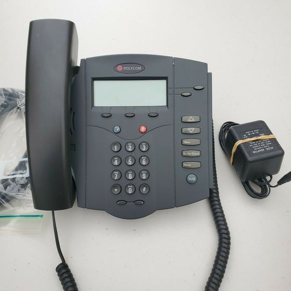 Polycom SoundPoint IP 301 SIP 2201-11301-001 Phone - Picture 1 of 6